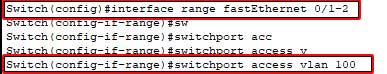 VLAN 100